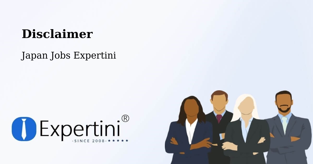 Disclaimer – Kuroda - Japan Jobs Expertini